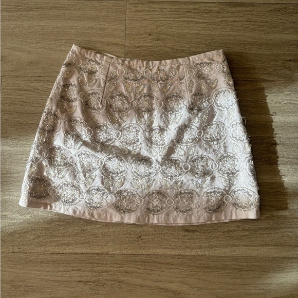 Top Shop Beaded Mini Skirt - Picture 3 of 5